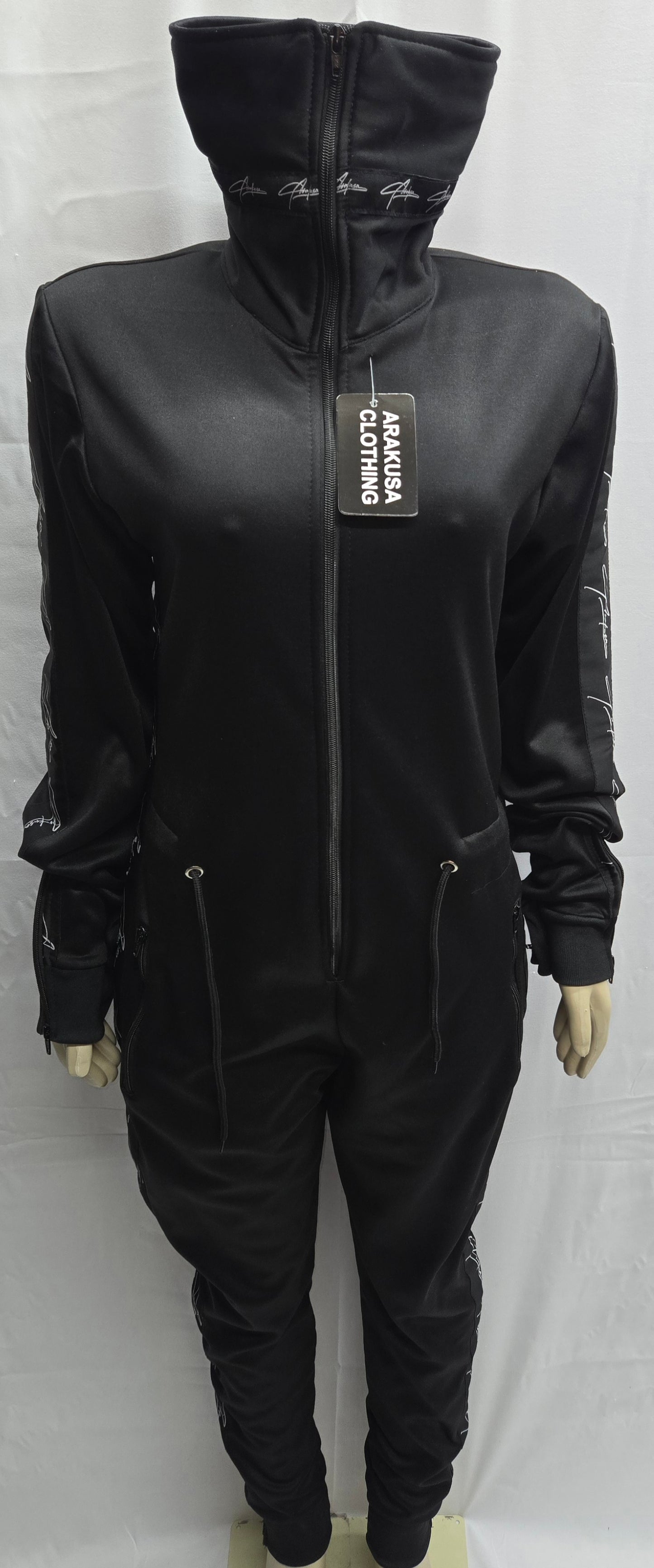 High collar women jumpsuit