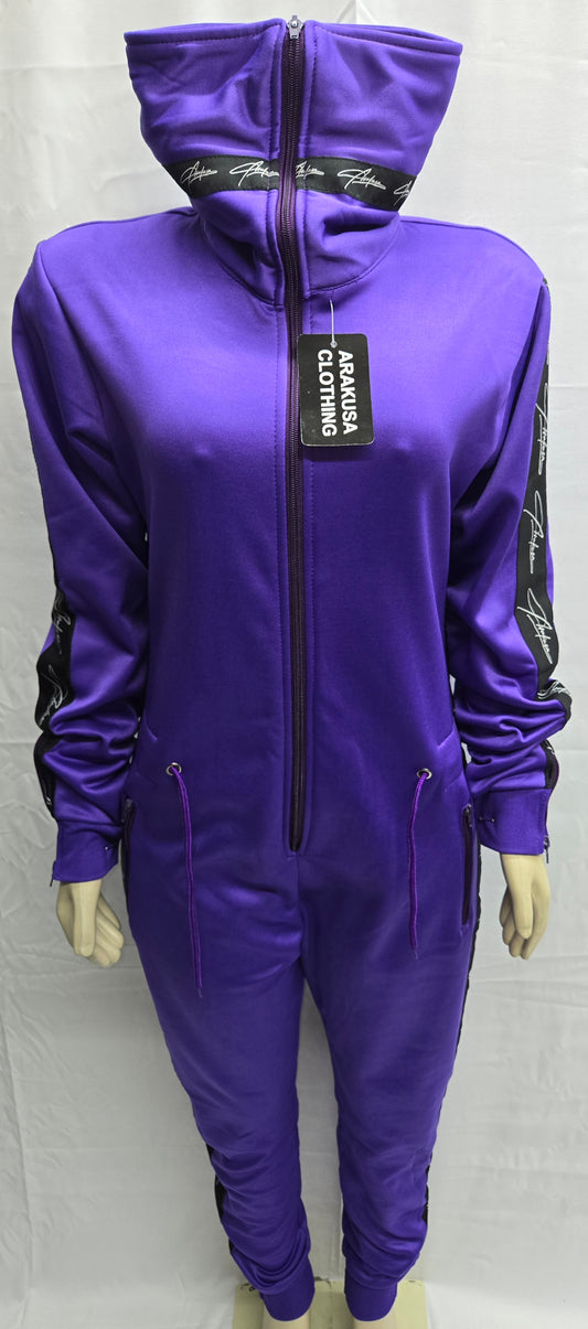 High collar women jumpsuit