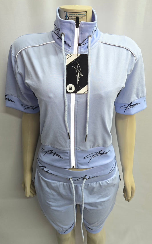 Crop Short Set